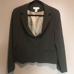 Green Judith Heart Blazer with interior design